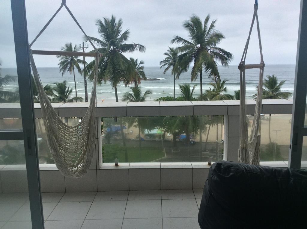Ferienwohnung Pitangueiras Frente Total Mar Pe Na Areia Guarujá Exterior foto